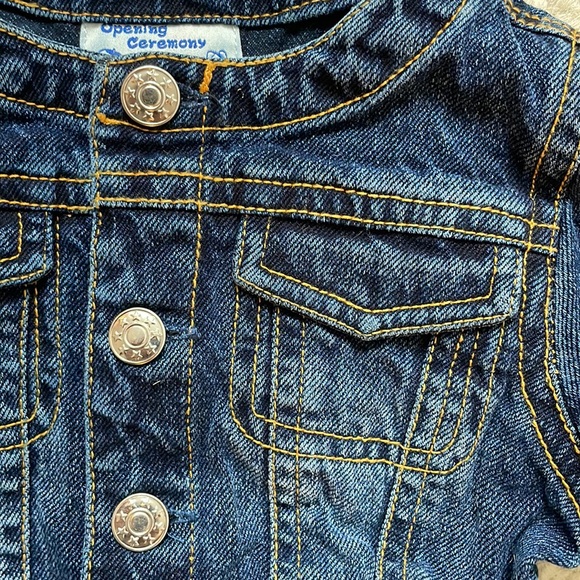 *Rare* Opening Ceremony X A for Apple Denim Jacket size 2A (9-12 mos) - Picture 7 of 8